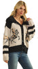HORSE PRINT SWEATER CARDIGAN