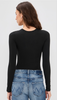 Polo Cotton L/S Sleeve Thong Bodysuit