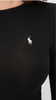 Polo Cotton L/S Sleeve Thong Bodysuit