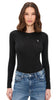 Polo Cotton L/S Sleeve Thong Bodysuit