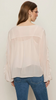 BETTER DAYS RUFFLE BLOUSE - PINK MILK