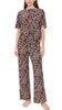 Tee Pant Set in Caramel Leopard
