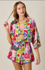 Floral Set with Pom-Pom Trim Detail *LAST ONE - Sz L*