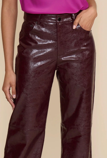 CLEO FAUX LEATHER PANT