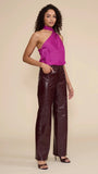 CLEO FAUX LEATHER PANT