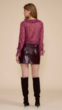 HART FAUX LEATHER MINI SKIRT