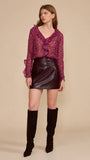 HART FAUX LEATHER MINI SKIRT