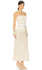 CITARA STRAPLESS DRESS