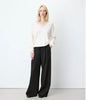 AUGUSTIN KNIT SWEATER WITH LACE V-NECK