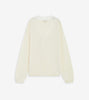 AUGUSTIN KNIT SWEATER WITH LACE V-NECK
