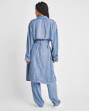 SPLENDID DANE INDIGO TRENCH COAT