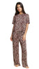 Tee Pant Set in Caramel Leopard