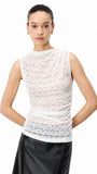 AVILA SLEEVELESS LACE TOP