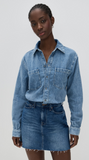 DENIM MINI DRESS