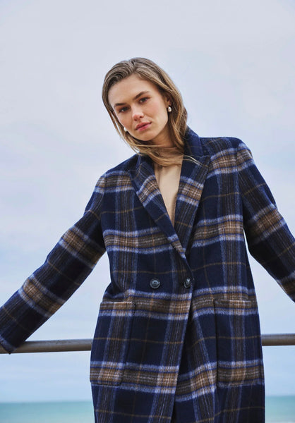 Adria Double Breasted Reversible Coat