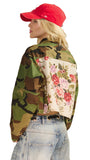 Camo Floral Contrast Jacket