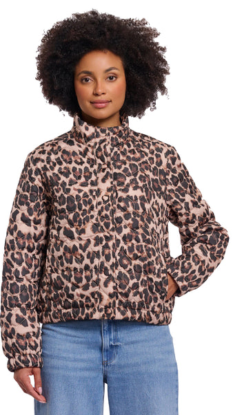 ABA QUILTED LEOPARD JACKET