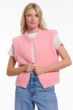 COTTON CANDY BOXY WAISTCOST VEST