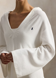 Cotton Terry Hooded Cover-Up