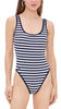 Scoop Tank One-Piece Polo Swimsuit