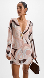 Lulu Moonstone Dress - Mars Beige
