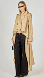 HIGH LOW TRENCH COAT