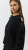 PERMELISW BOW KNIT SWEATER