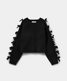 PERMELISW BOW KNIT SWEATER