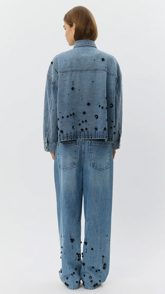 AMAYASW BOXY DENIM JACKET