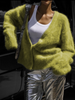 Loose Fit Soft Fluffy Cardigan
