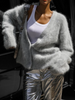 Loose Fit Soft Fluffy Cardigan