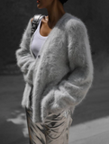 Loose Fit Soft Fluffy Cardigan