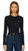 POLO BLACK L/S BODYSUIT