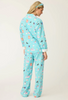 This Is How I Roll Dog Print Flannel PJ Set