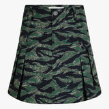 GRAPHIC CAMO CARGO SKIRT