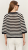 LACE UP SWEATER TEE BLACK/CHALK