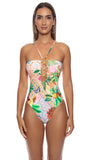 OPULENT EDEN HALTER RING HALTER ONE PIECE SWIMSUIT