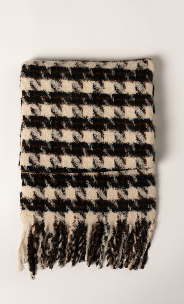 HOUNDSTOOTH SUPERSOFT SCARF