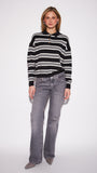 POPPY POLO IN ONYX STRIPE