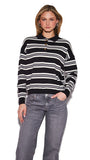 POPPY POLO IN ONYX STRIPE