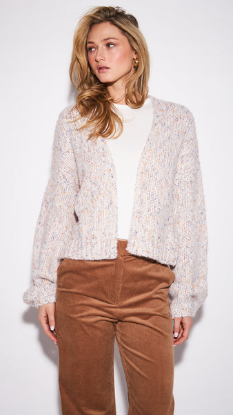 ROY CARDIGAN IN OPULENT MARBLE
