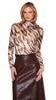 RUTH KNIT TOP IN SHADOW ZEBRA