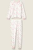 CHERRY DOT PEACHY PJ SET