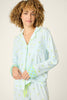 Playful Prints Salty Cadillac Striped Long PJ Set
