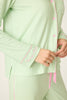 Pupcation Palms Kiwi Stripe 3-Piece PJ Set
