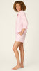 Afterparty Poplin Martini Print Long Sleeve & Shorts PJ Set