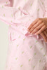 Afterparty Poplin Martini Print Long Sleeve & Shorts PJ Set