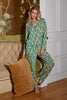Cheetah Bonita Dreams Cheetah Print Long Sleeve PJ Set