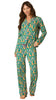 Cheetah Bonita Dreams Cheetah Print Long Sleeve PJ Set