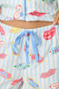 Out of Office Eyemask Print 3-Piece Flannel PJ Set